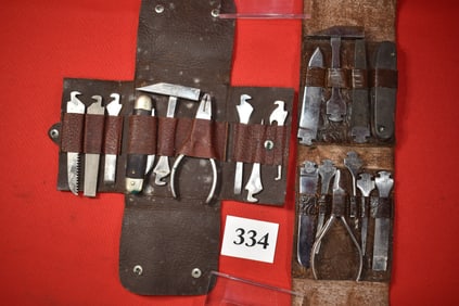 (2) Vintage Pocket Knife Tool Kits
