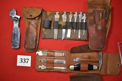 Vintage Pocket Knife Tool Kits, Ethan Italy