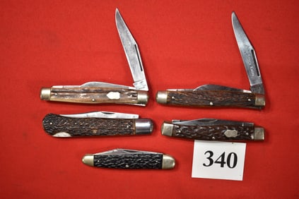 (5) J.A. Henckels Germany Pocket Knives