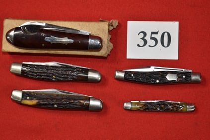 (5) Pocket Knives, Three Ka-Bar U.S.A.