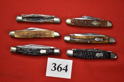 (6) Vintage Pocket Knife Lot