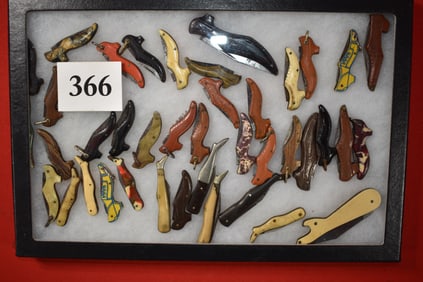 Lot of Small Mini Pocket Knives in the Shape of Boots and Shoes