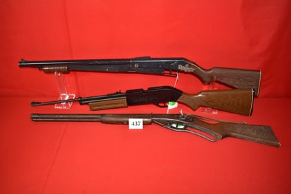 (3) BB Guns, Daisy Model No. 25, Red Ryder Carbine