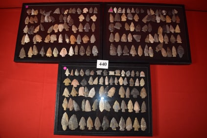 (3) Large Frames of Arrowheads