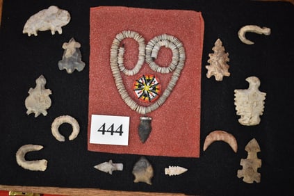 Little Wooden Frame of Flint Fetishes & Eccentrics
