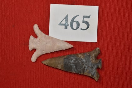 2 Eared Points – possibly fishing arrows