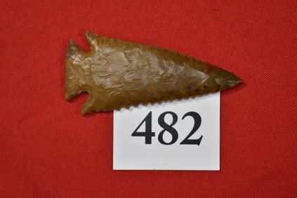 River Stained Serrated Corner Notch