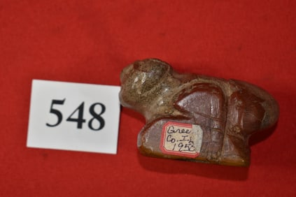 Pipe Stone Pipe – Wheeling Human, Green Co. Ill.