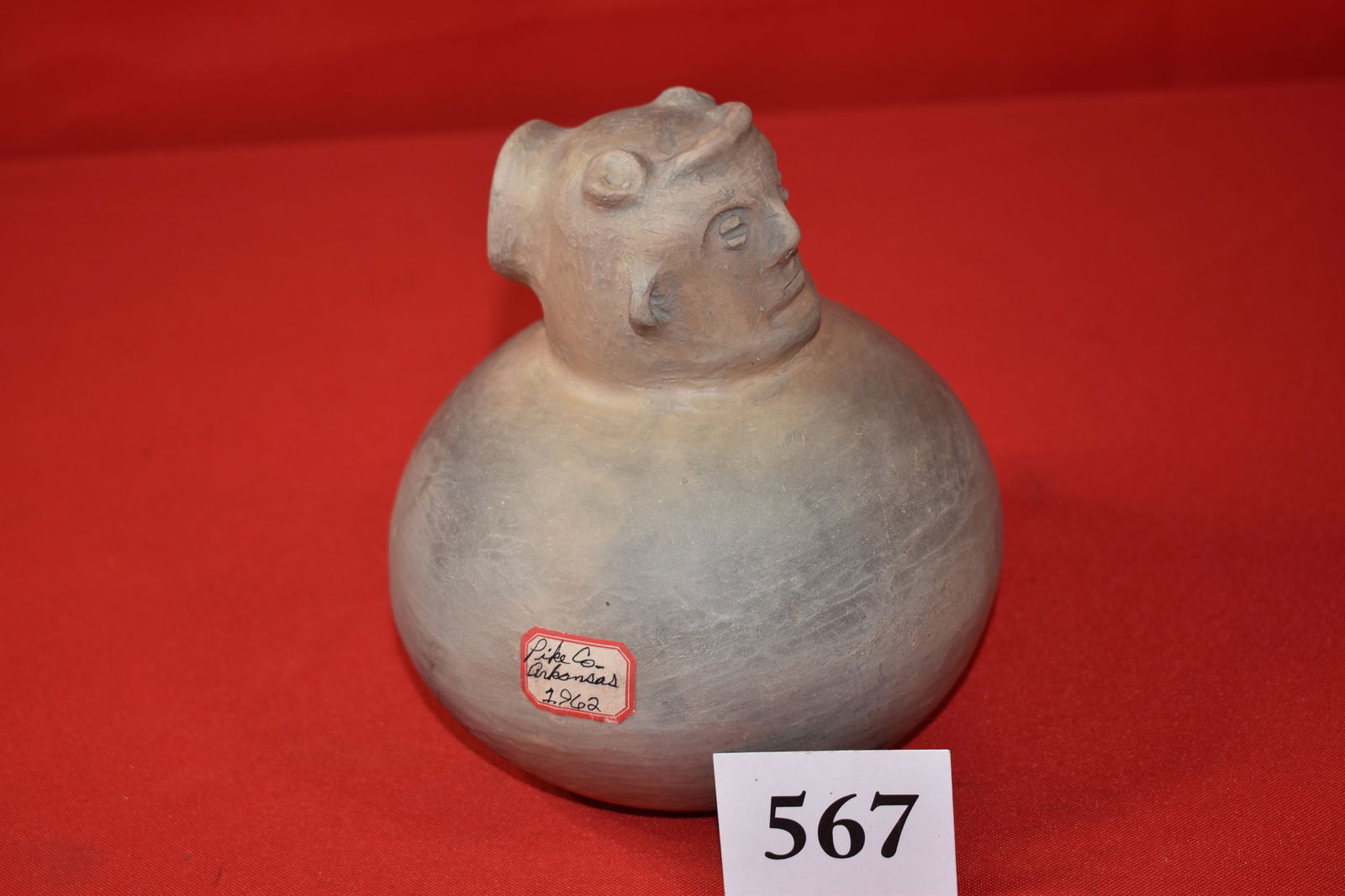 Grayware Human Seed Jar: Grayware Human Seed Jar – Pike Co. Ark., 6 ¼”