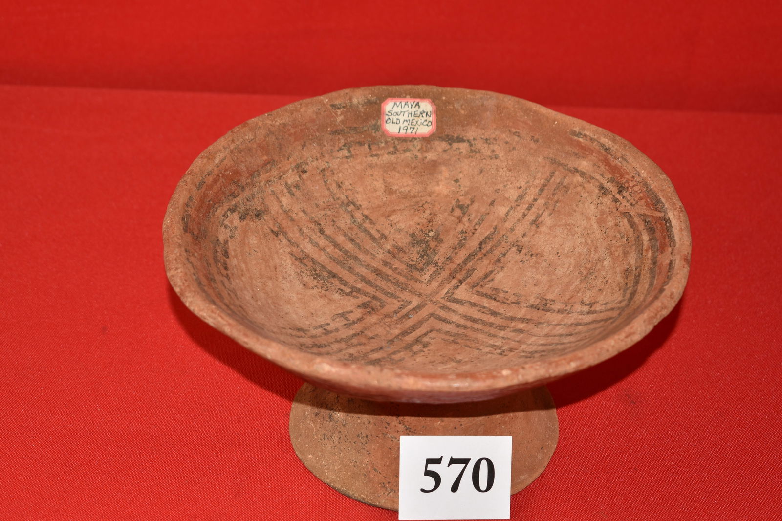 Maya Southern Old Mexico Fruit Bowl: Maya Southern Old Mexico Fruit Bowl – 5” x 9 ¼”