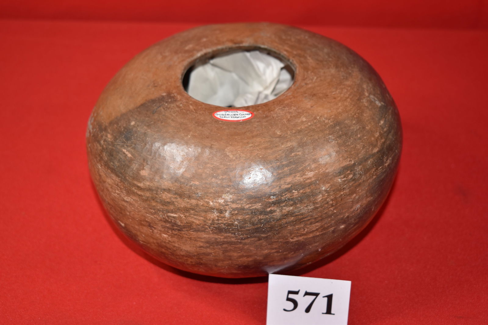 Seed Jar – New Mexico: Seed Jar – New Mexico – 5 ¼” x 8 ¼” x 2 ¾”