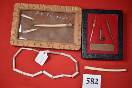 Group of Bone Artifacts
