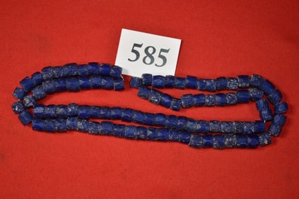 Russian Faceted Cobalt Trade Beads
