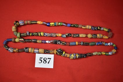 25 Strands of Assorted Trade Beads