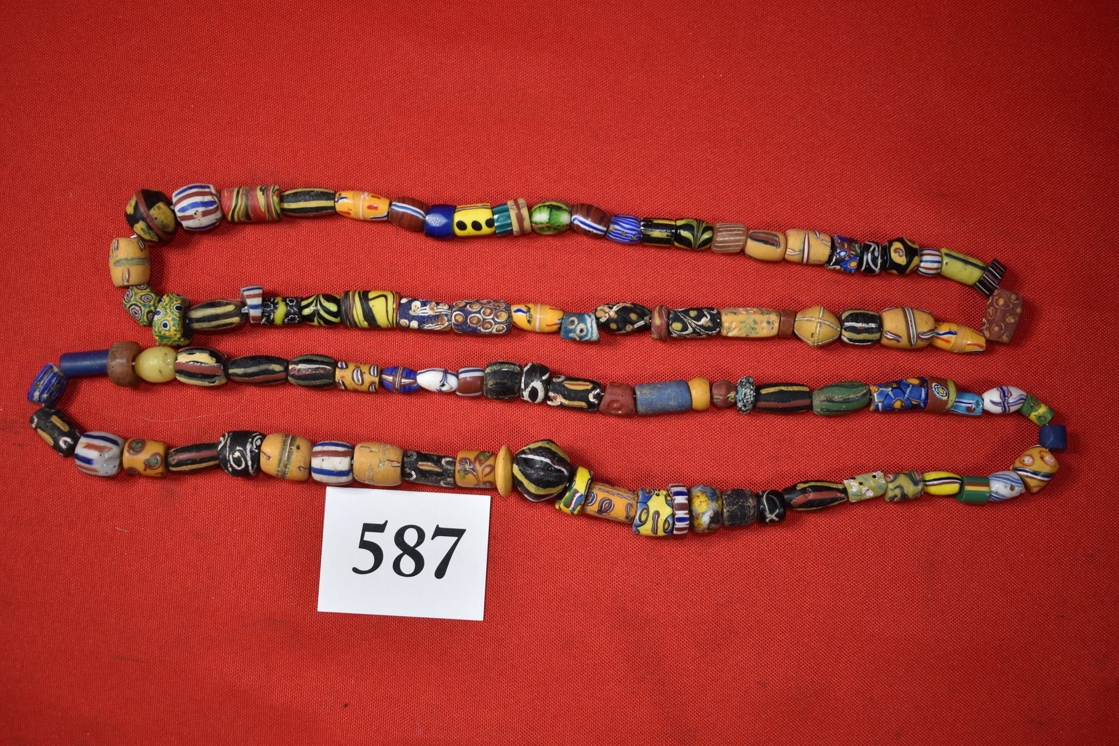 25 Strands of Assorted Trade Beads: 25 Strands of Assorted Trade Beads