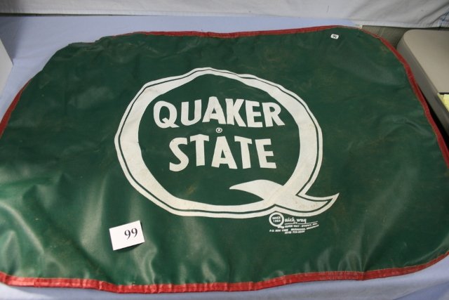 Quaker State padded fender protector: 24” x 36” Quaker State padded fender protector