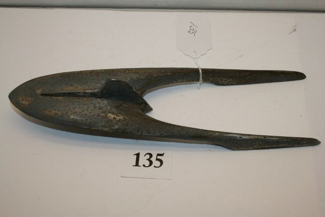 1955 DeSoto hood ornament: 1955 DeSoto hood ornament, badly pitted, 12” long