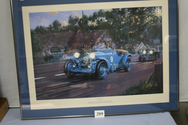 Spirit of LeMans” by Nicholas Watts: Framed “ Spirit of LeMans” by Nicholas Watts 32 ½”x 25”