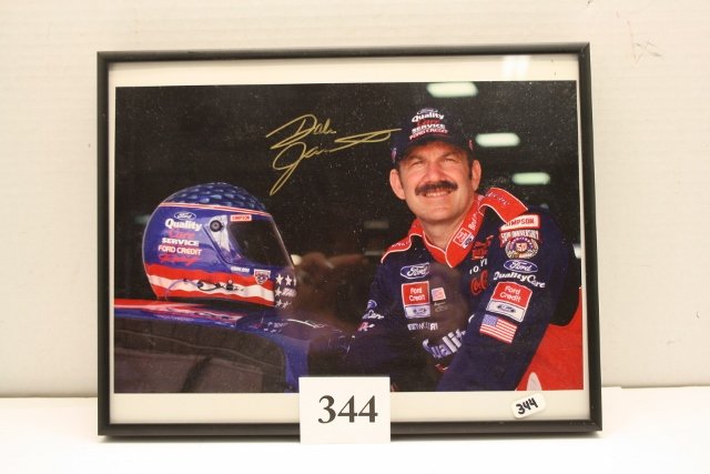 Signed Dale Jarrett photo: Signed Dale Jarrett photo. 8 ½” x 11”