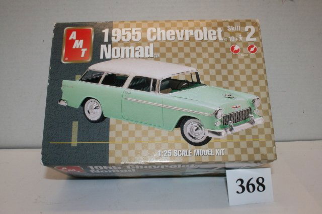 1955 Chevrolet Nomad model kit: AMT unassembled 1/25” scale 1955 Chevrolet Nomad model kit. CA 2001
