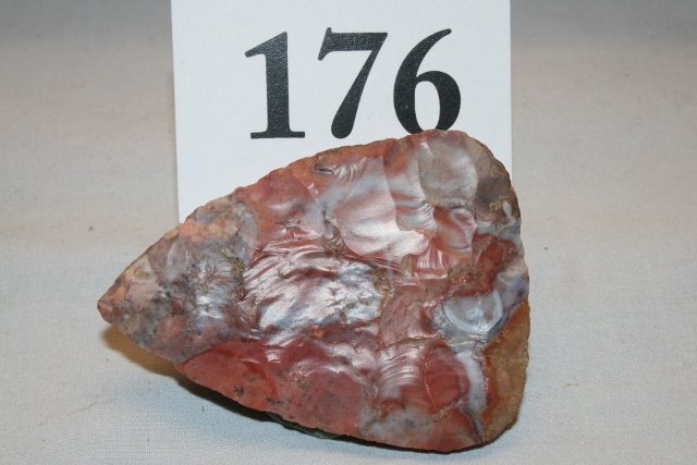 Flint Ridge Adena Blade: 2 ½” Highly Colorful Flint Ridge Adena Blade – Wood Co. Ohio – John Royster C.O.A.