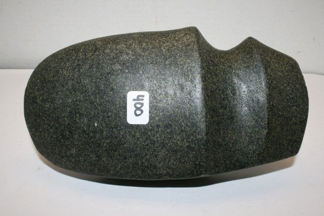 Raised Ridge ¾ Groove Archaic Axe: 7 ½” x 4” Raised Ridge ¾ Groove Archaic Axe – Pike Co. Ill.