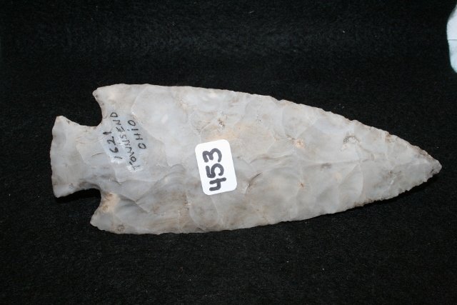 Hopewell Spear – Ohio: 5 5/8” Well Patinated Hopewell Spear – Ohio