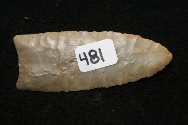 3” Clovis Point: 3” Clovis Point – Carter Cave Flint, Mayslick, Ky.