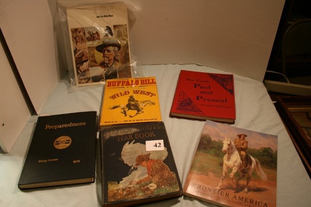 Follow the Frontier: Box Lot of Books including Follow the Frontier, Life of Gen. Philip H. Sheridan, Life of Buffalo Bill Cody, My Life on the Plains (paperback), Buffalo Bill and the Wild West (paperback) Bay County, Pa