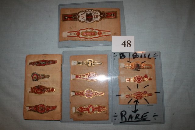 Cigar Labels including Buffalo Bill: Rare Collection of Cigar Labels including Buffalo Bill – total of 172 Labels, various conditions