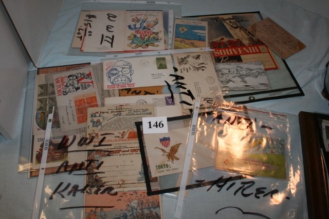 10 Orange crate label “Swastika”: 10 Covers – 8 Postcards – 5 x 10 Orange crate label “Swastika” (Rare) Greeting Cards, original souvenir postcards from 1946 Tournament of Roses