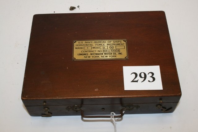 U.S. Navy – Horizontal Force Instrument Longines: U.S. Navy – Horizontal Force Instrument Longines – Wittnauer Watch Co. in box