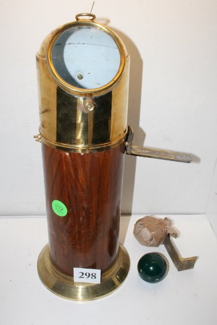 Brass Binice Stand: Brass Binice Stand with mounts for balls includes balls, no compass