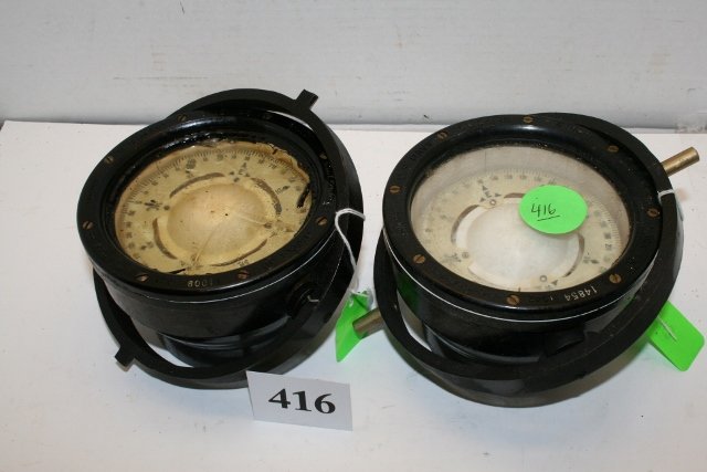 (2) Ships Compasses: (2) Ships Compasses