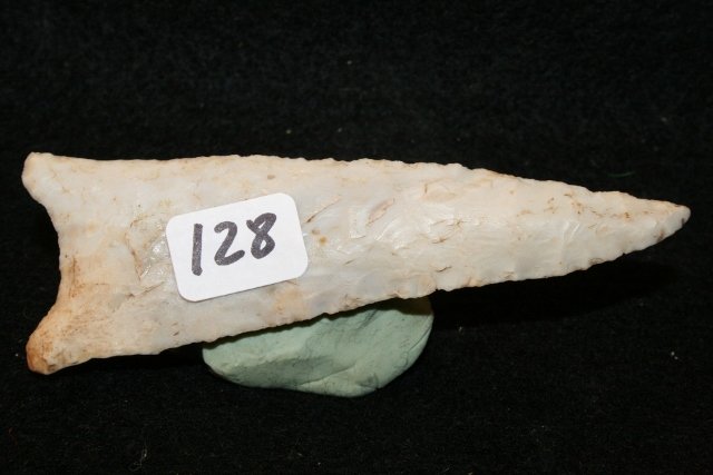 Burlington Chert Dalton Point: 3 ¾” Burlington Chert Dalton Point – Randolph Co. Ill.