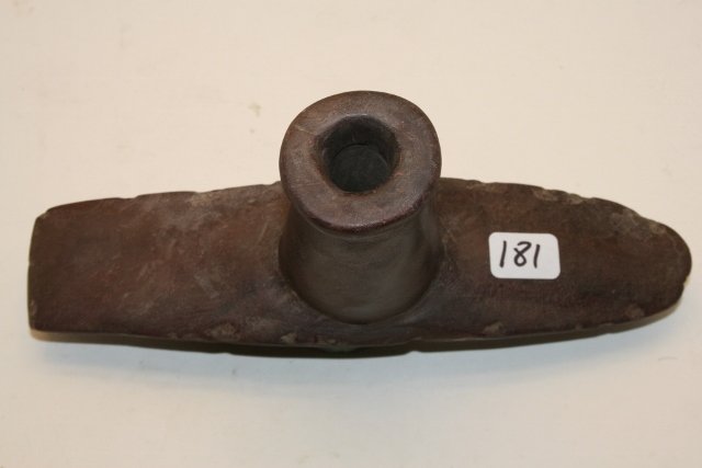 Hopewell Platform Pipe: 7 1/8” x 4” Hopewell Platform Pipe – “Tremper Mound Type” Providence unknown but shows age