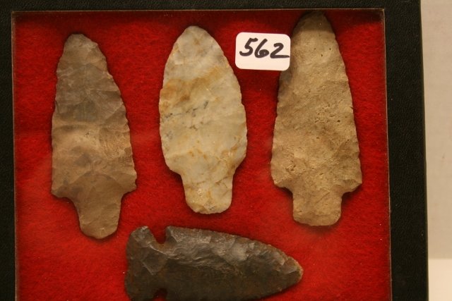 3 Adena Points: 3 Adena Points – Stark Co. Ohio, a notched base dovetail, Knox Co. Ohio – largest 3”