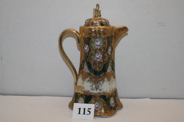 Unmarked Nippon Chocolate Pot: Unmarked Nippon Chocolate Pot – Nice – 11”