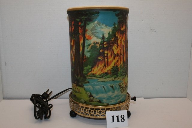 Forrest Fire Motion Light: Forrest Fire Motion Light – works – copyright 1955, Econolite Corp. – indentation on cylinder scene, alittle rust on base