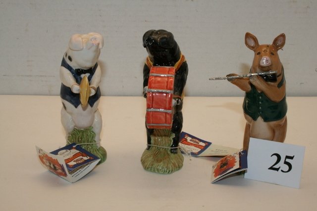3 pc. Beswick ware Pig Band: 3 pc. Beswick ware Pig Band – David, Andrew & Michael