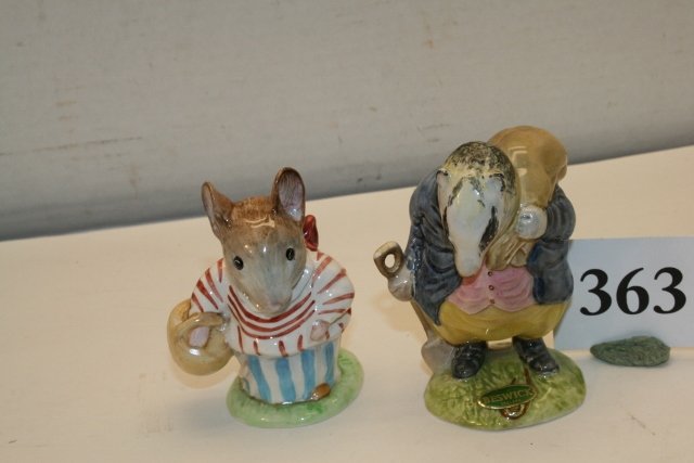 Mr. Tittle Mouse & Tommy Brock: Beatrix Potter Beswick England – Mr. Tittle Mouse & Tommy Brock