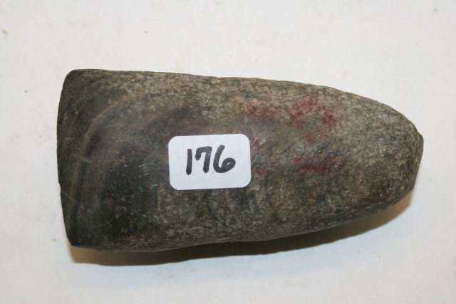 3 ½” Banded Slate Celt: 3 ½” Banded Slate Celt – Elbert Co. Georgia