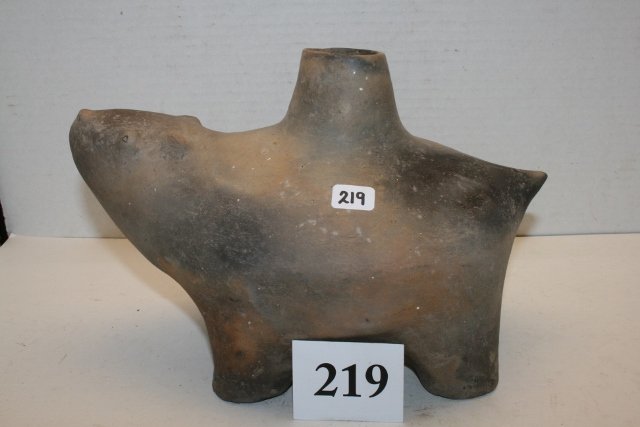 Bear Caddo Water Bottle: 9 ¾” x 6 ¼” Bear Caddo Water Bottle - #11 Pine Bluff, Ark. – age uncertain