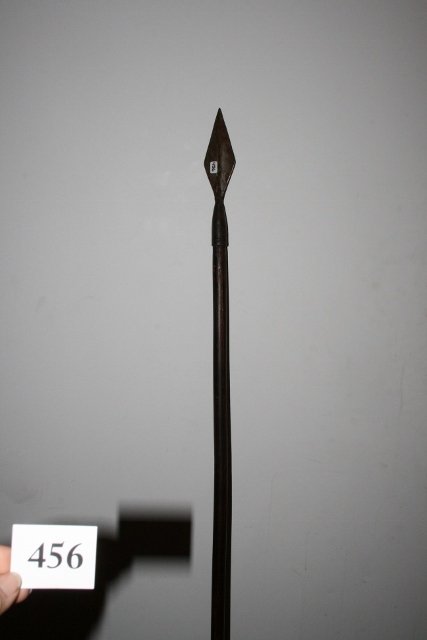 Forged Spear Tipped Military Pike: 63” OAL Socketed Forged Spear Tipped 18th Century Military Pike