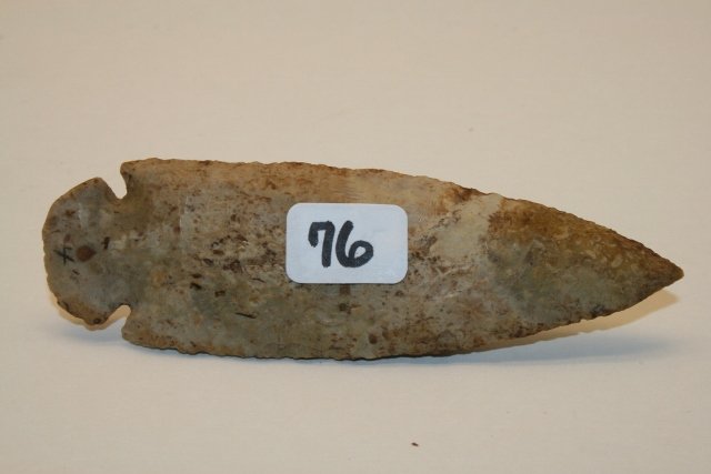 Flint Ridge? Dovetail Point: 4” Flint Ridge? Dovetail Point Rausch Coll.