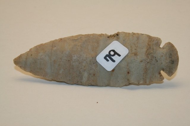 Carter Cave Flint Dovetail Point: 4 1/8” Carter Cave Flint Dovetail Point Rausch Coll.