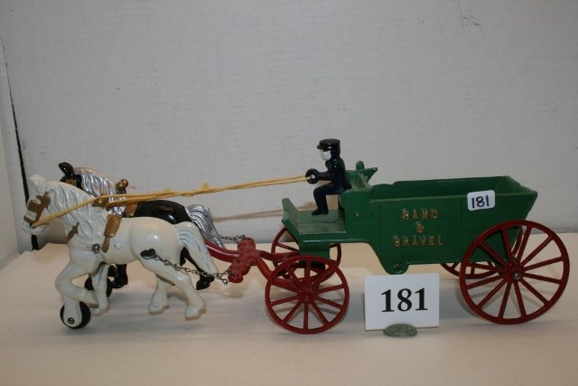 Kenton 2 Horse Sand and Gravel: Kenton 2 Horse Sand and Gravel 14” with man – near mint