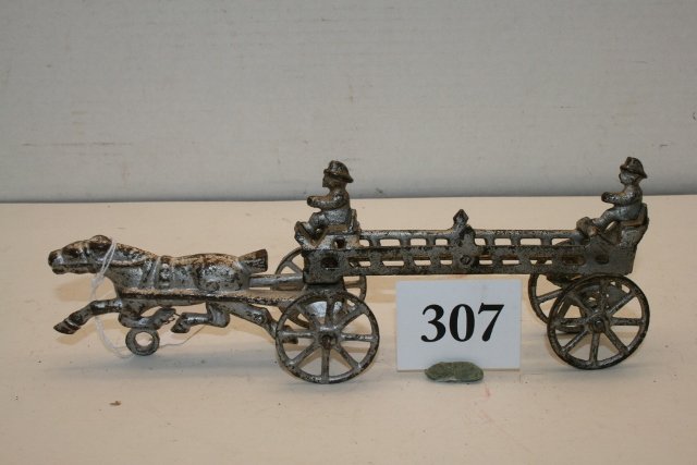 Dent Single Horse One Piece Ladder Wagon: Dent Single Horse One Piece Ladder Wagon, no ladders – 65% paint