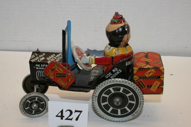 The Ride ‘M Rough Tire Joy Rider: 7” The Ride ‘M Rough Tire Co. Louis Marx Co. N.Y. U.S.A. pat Pending Joy Rider – very good condition