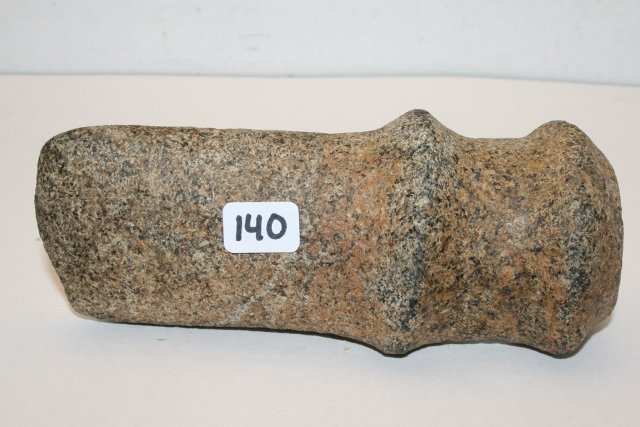 Granite ¾ Groove Ax: 6” Granite ¾ Groove Ax Ford Co. Ill. – Ex. Ray Fraser, Paul Saunders Coll’s Wallace Gusler Coll.